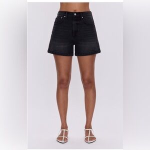 Hudson Jeans Women's Black Denim Shorts